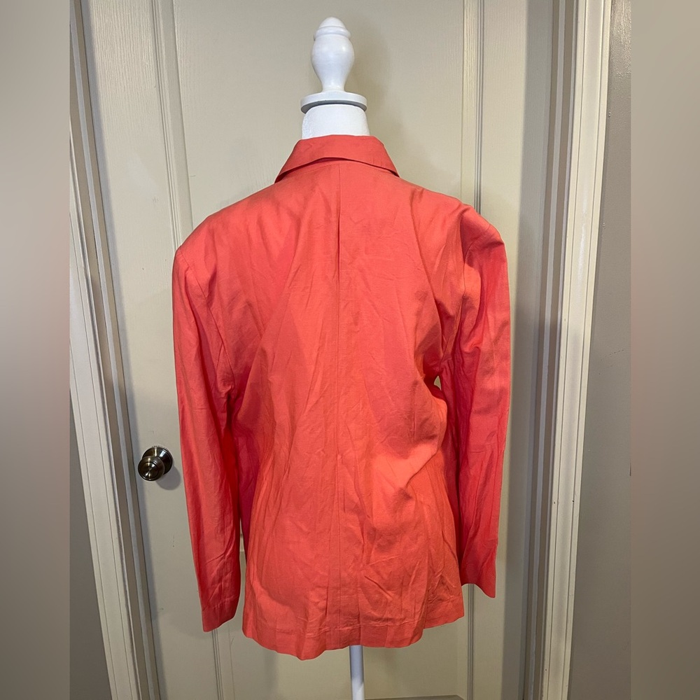 Steve Madden Orange Double-Breasted Blazer - Picture 7 of 8